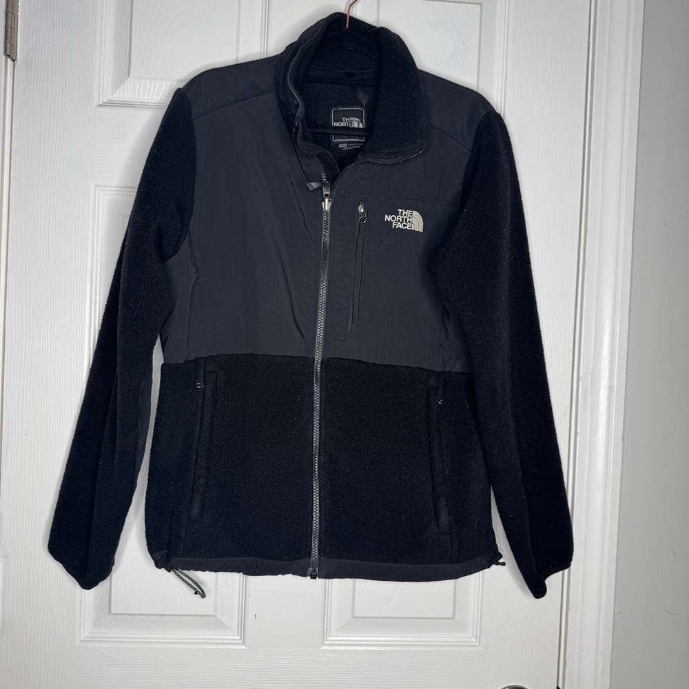 THE NORTH FACE‎ Womans Size M Black Denali Fleece Jacket Winter Coat